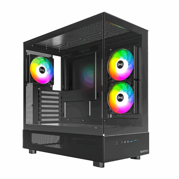 Montech XR MID TOWER ATX CASE (Black)