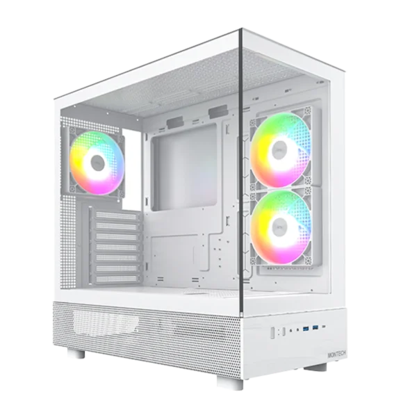 Montech XR MID TOWER ATX CASE (White)