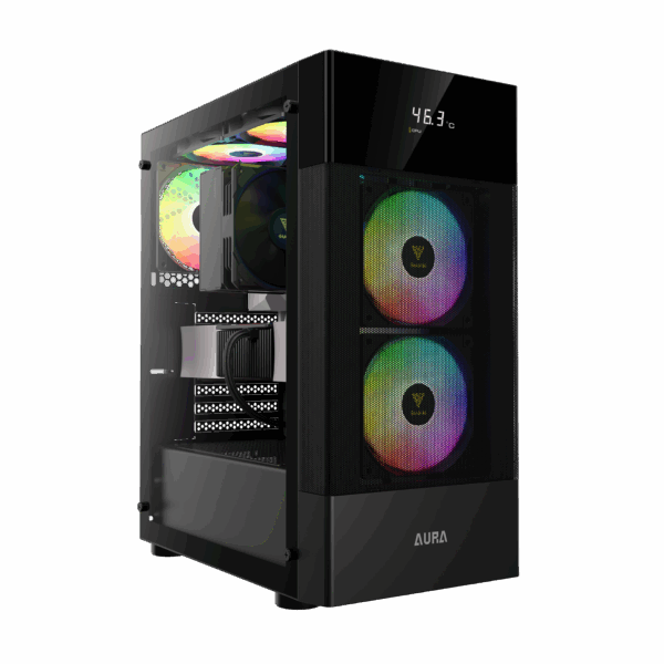 Gamdias AURA GC5 ARGB DIGITAL DISPLAY MESH ARGB MID-TOWER CASE