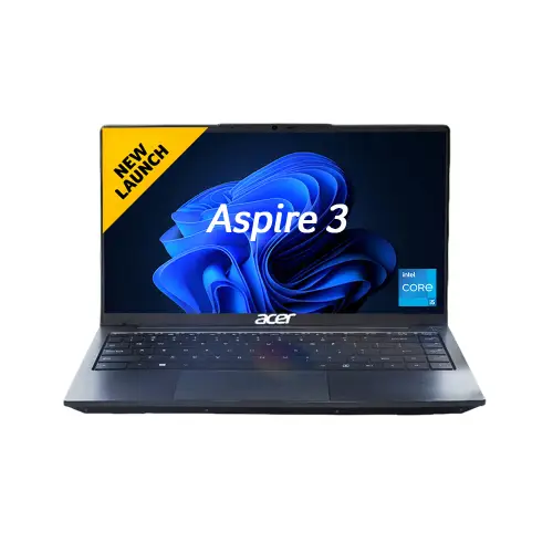 Acer Aspire 3 13th Gen Intel Core i5-1334U processor Laptop (Windows 11 Home/8GB RAM/512 GB SSD/Intel UHD Graphics)A325-53 with 35.56 cm (14'')IPS Full HD , Backlit keyboard, Steam Blue,1.45 kg