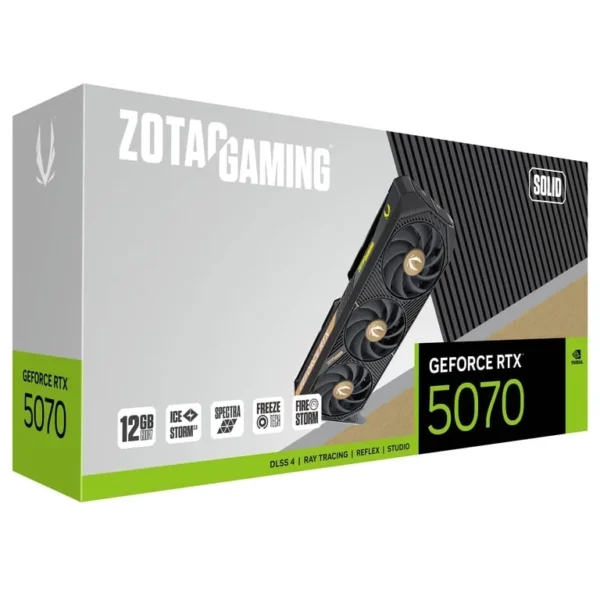 Zotac Gaming GeForce RTX 5070 Solid 12GB GDDR7 Graphics Card